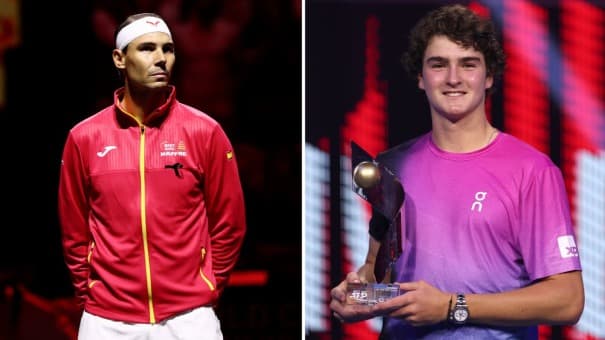 نادال يرسل إلى جواو فونسيكا بعد فوزه ببطولة Next Gen ATP Finals