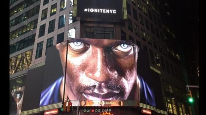 يوسين بولت يحتل تايم سكوير