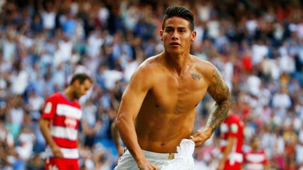 عمل إضافي ومرهق لجايمس رودريغيز لإستعادة ثقة زيدان