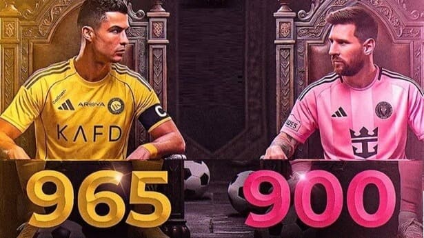 ميسي يصبح ثاني لاعب في التاريخ بعد رونالدو يبلغ حاجز الـ 900 هدف