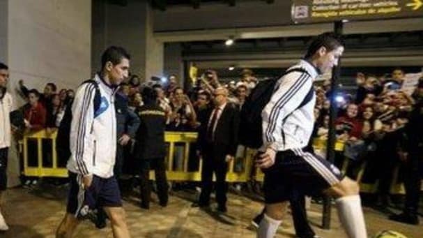 كريستيانو رونالدو يظهر لمساته قبل بدء مباراة ملقا