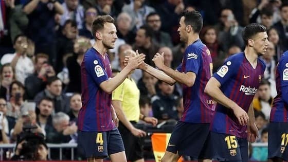 زيدان ولوف حضرا الكلاسيكو بملعب البيرنابيو