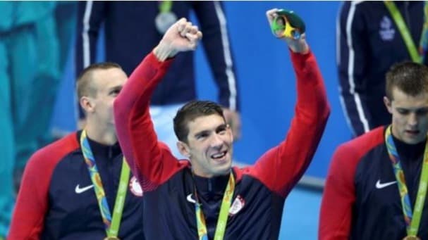 مايكل فيلبس يفوز بميداليته الاولمبية الذهبية رقم 19